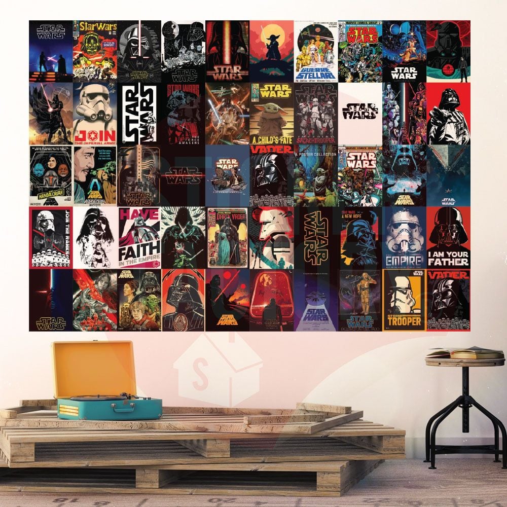STARWARS - Set 50 Poster A4 dán tường trang trí