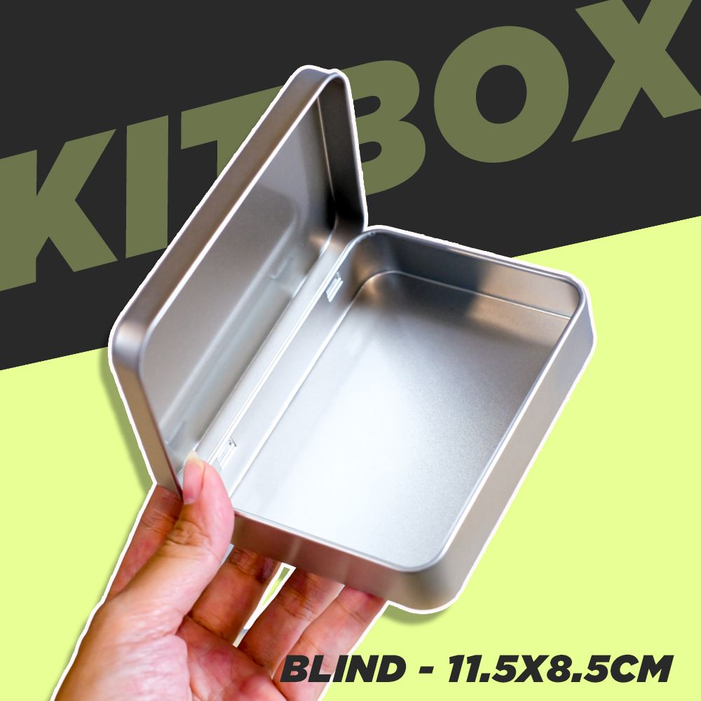 KITBOX BLIND 11.5x8.5cm - Hộp thiếc trơn