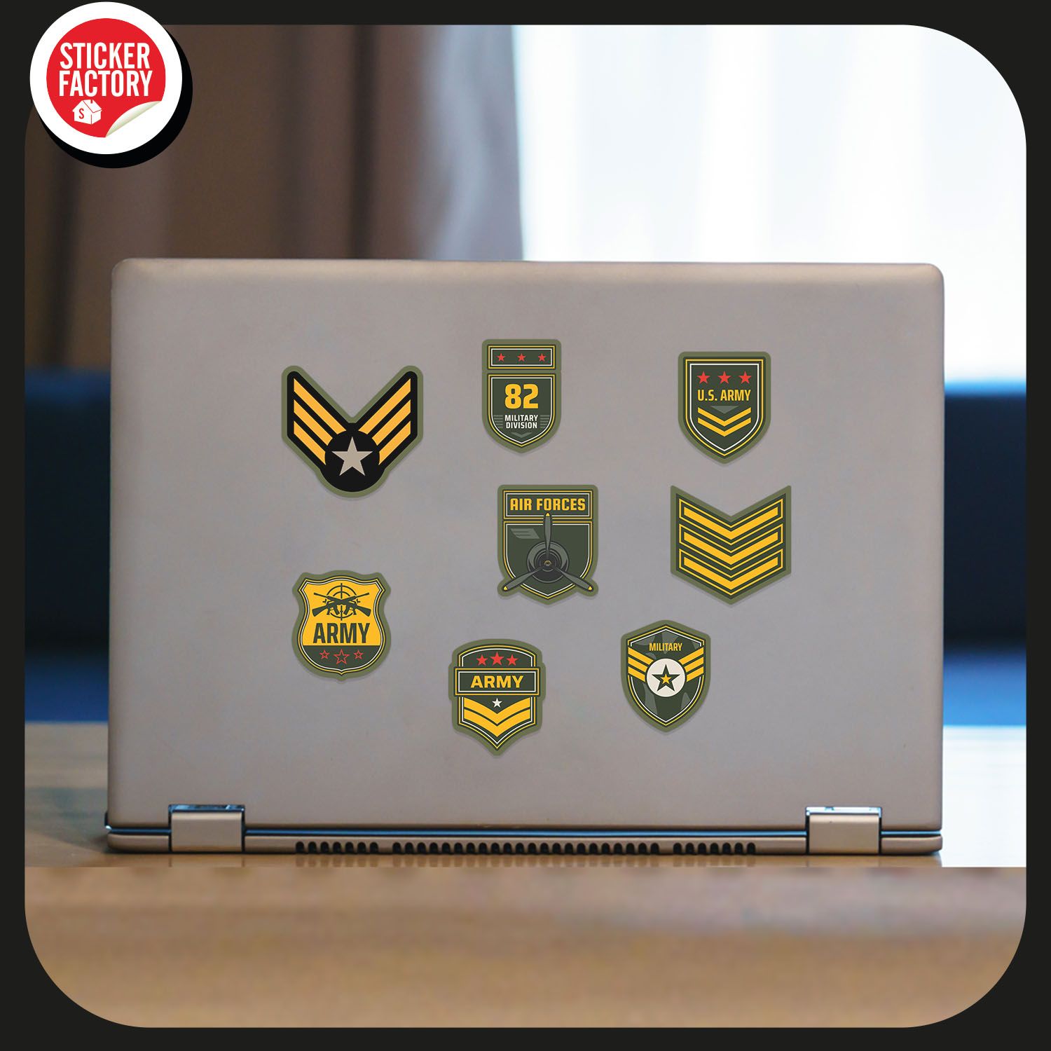 Army - Set 30 sticker hình dán