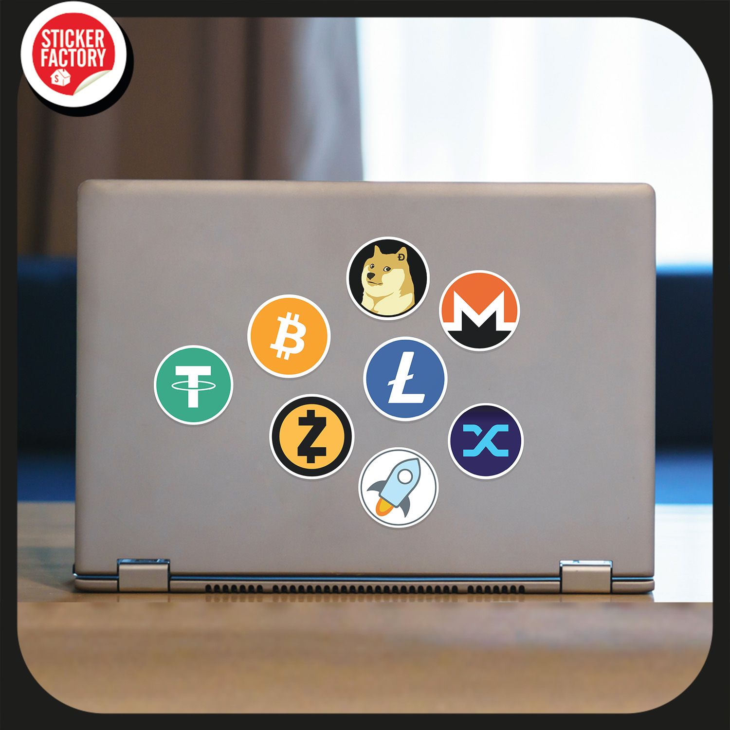 Bitcoin Cryptocurrency - Set 30 sticker hình dán