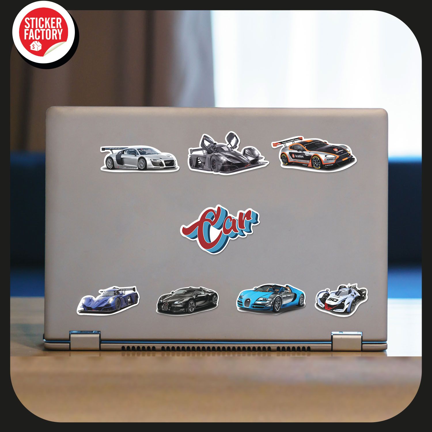 Car - Set 30 sticker hình dán