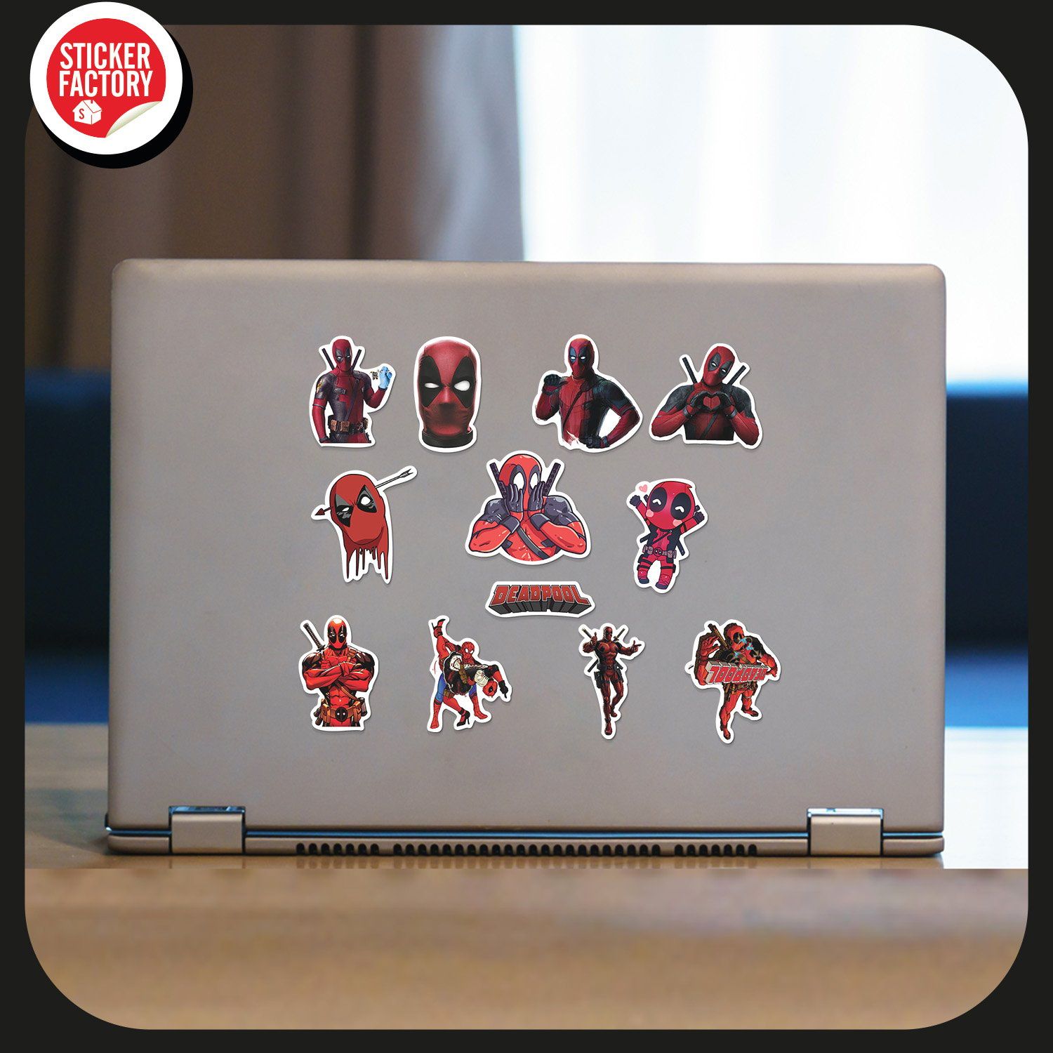Deadpool - Set 30 sticker hình dán