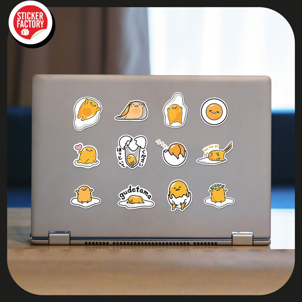 Gudetama - Set 30 sticker hình dán