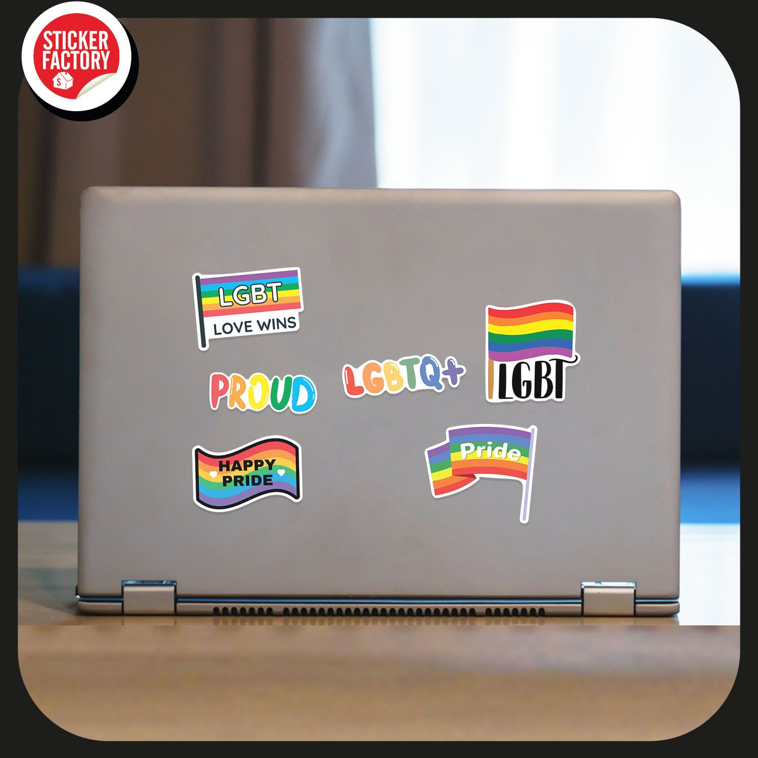 LGBT - Set 30 sticker hình dán