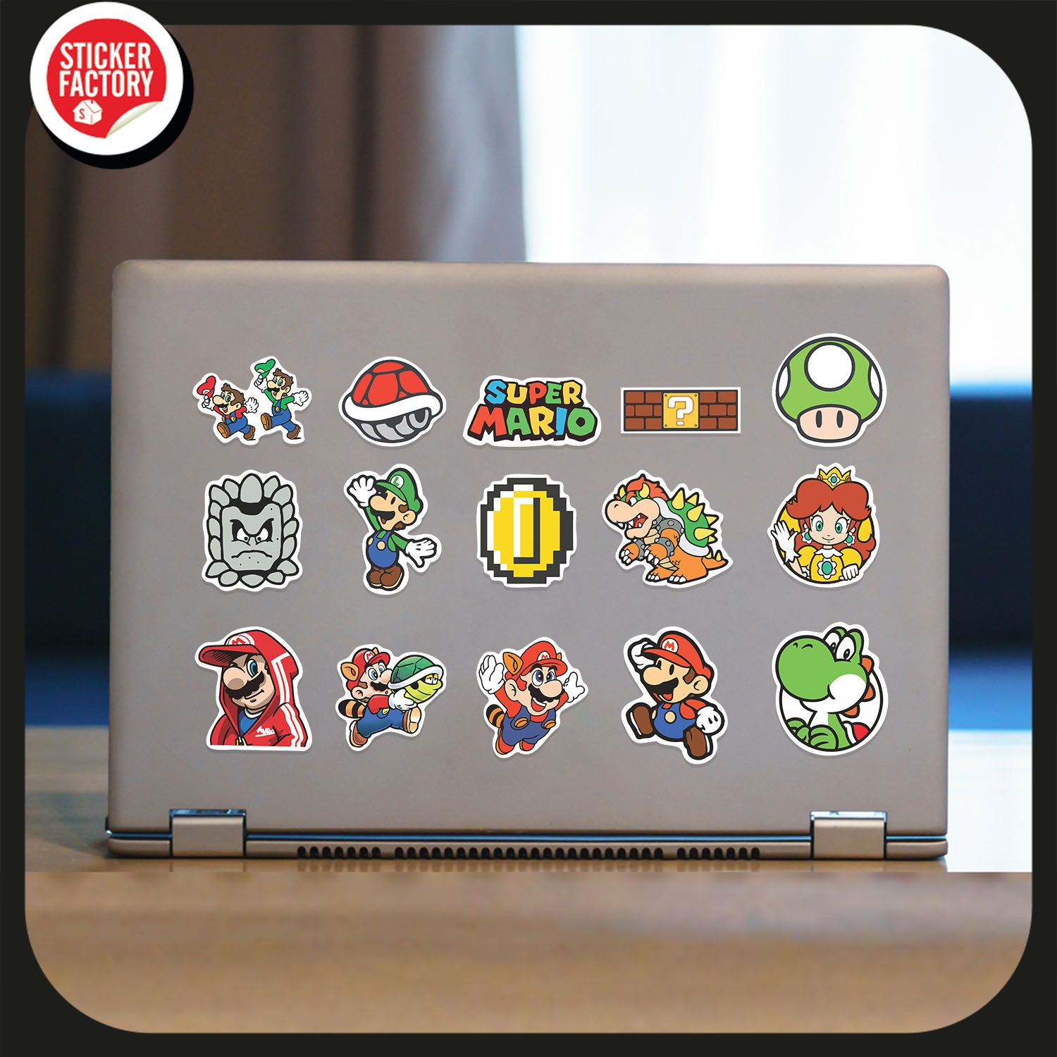 Mario - Set 30 sticker hình dán