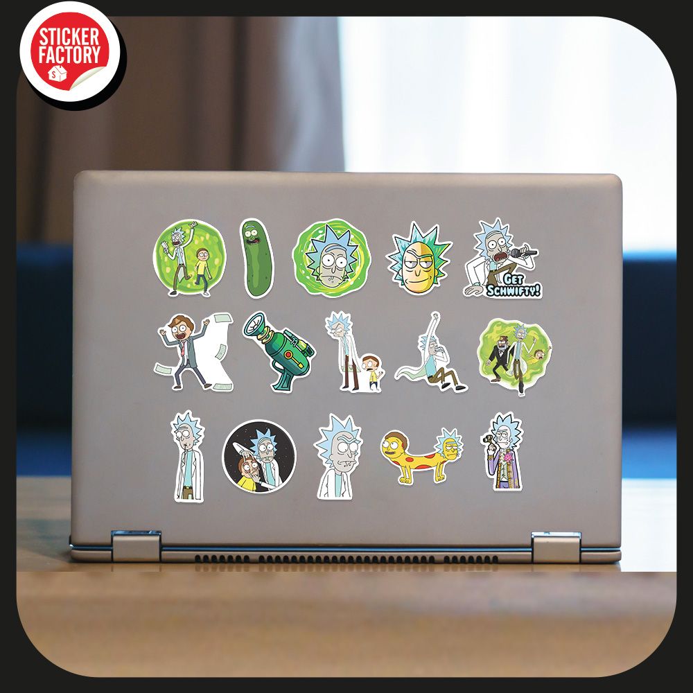 Rick & Morty - Set 30 sticker hình dán