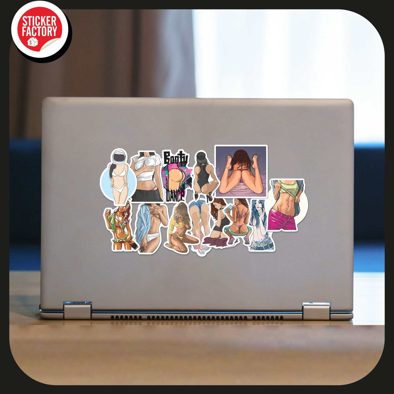 Sexy Girl - Set 30 sticker hình dán