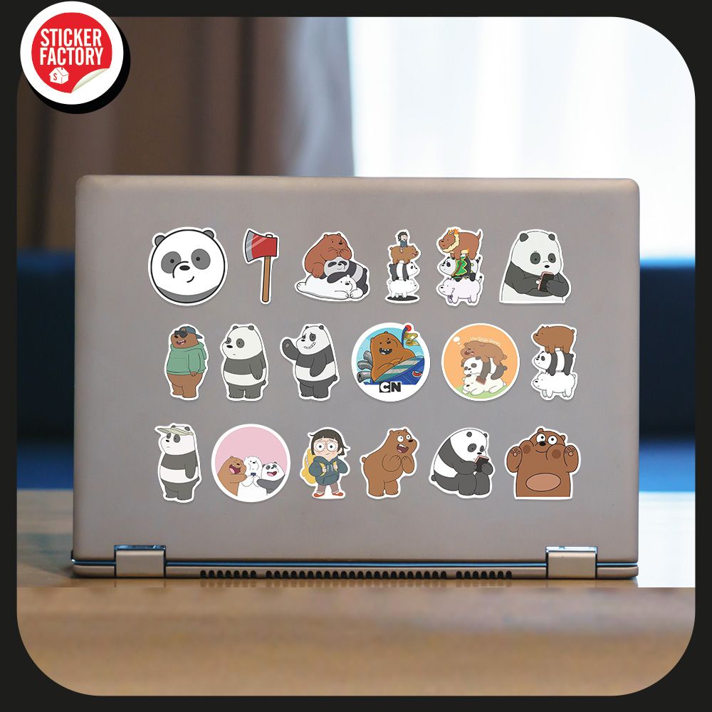 Webarebear - Set 30 sticker hình dán