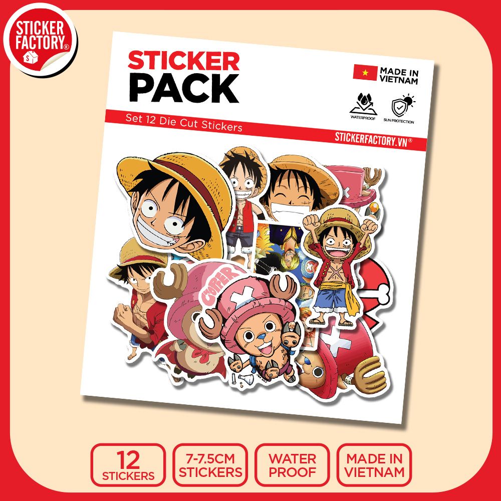 SET12018 ĐẢO HẢI TẶC – Set 12 Die Cut Sticker Pack