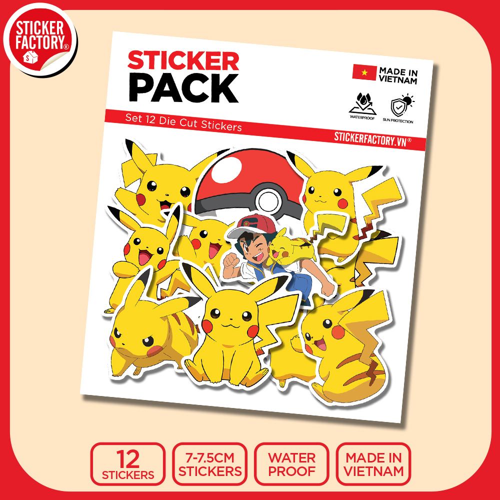 SET12019 POKEMON – Set 12 Die Cut Sticker Pack