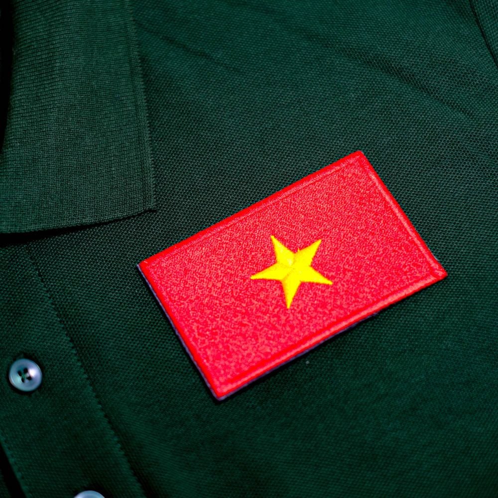PATCH003 VIETNAM FLAG - Patch vải thêu ủi chuyển nhiệt