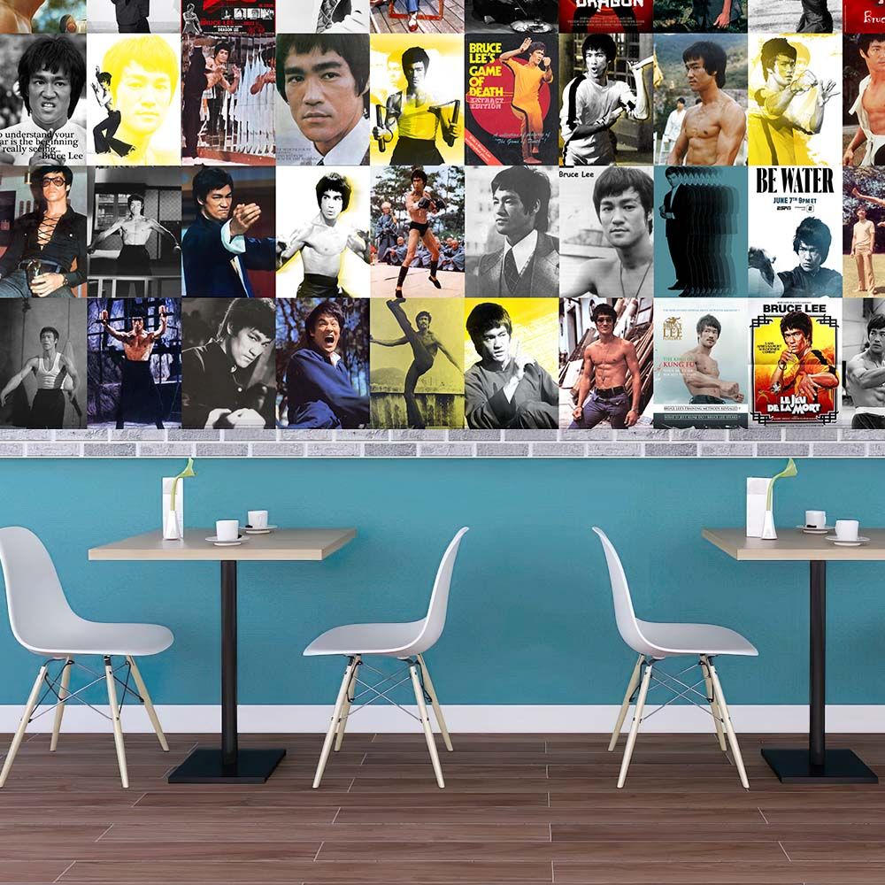 BRUCE LEE LÝ TIỂU LONG - Set 50 Poster A4 dán tường trang trí