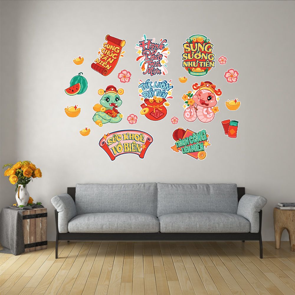 TẾT 10 - Decoration Sticker