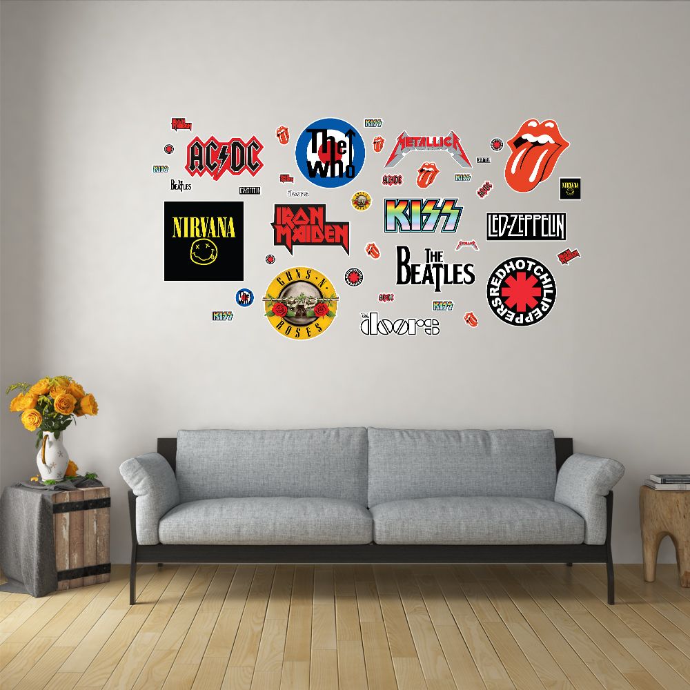 ROCK LOGO - Decoration Sticker