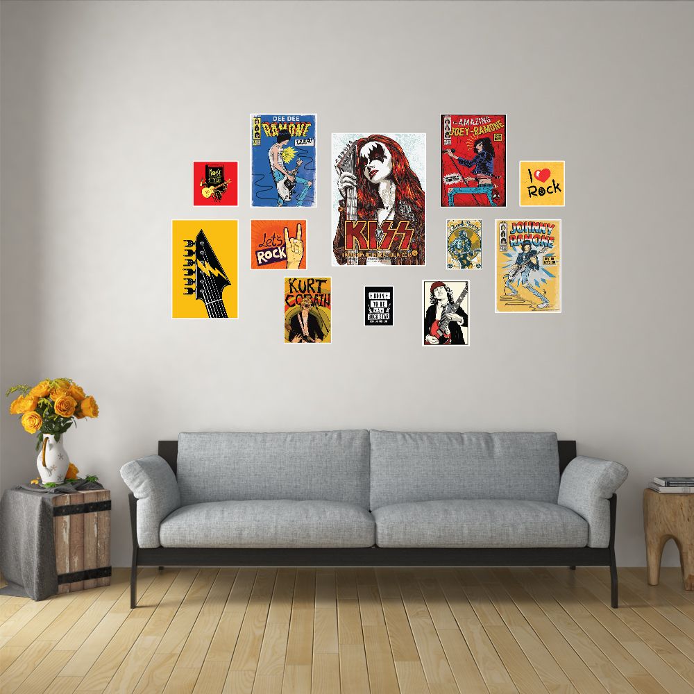 ROCK POSTER 1 - Decoration Sticker