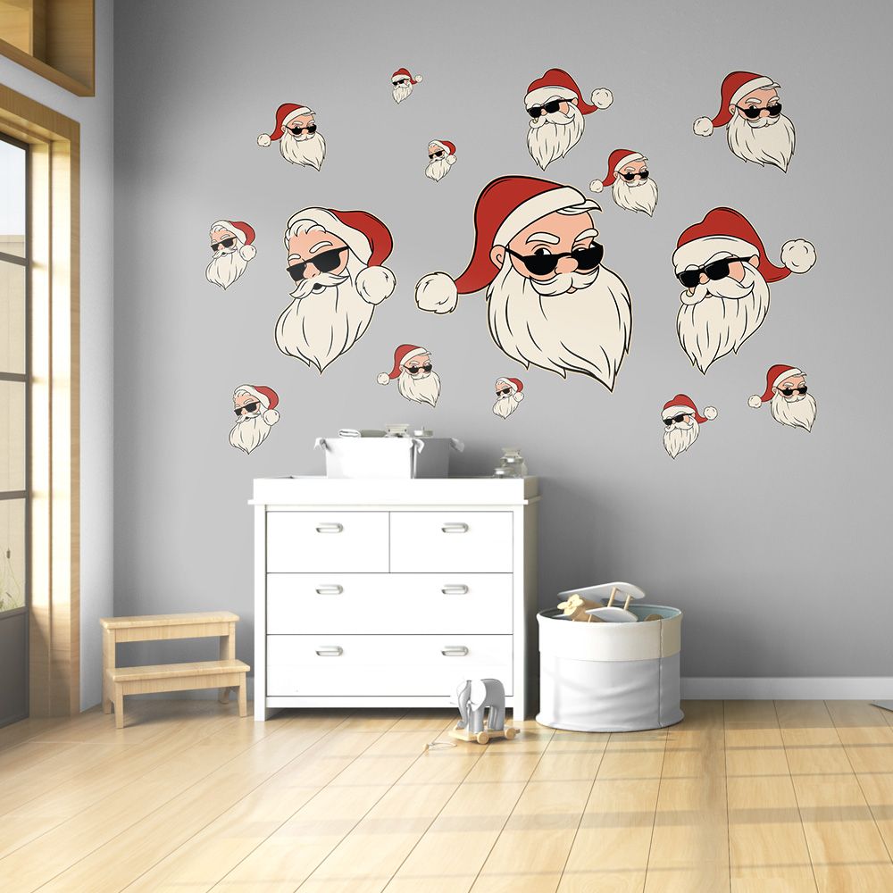SANTA CLAUS - Noel Decoration Sticker