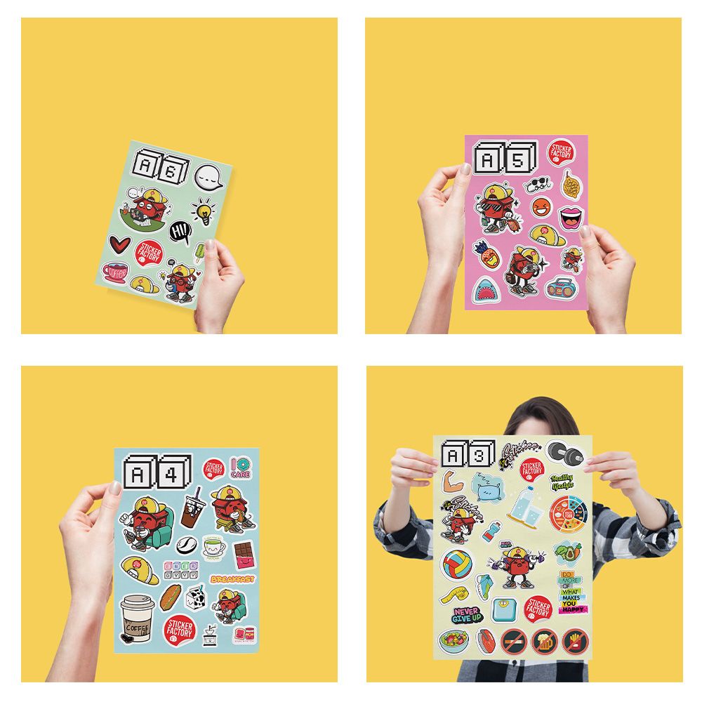 Sticker sheet vinyl