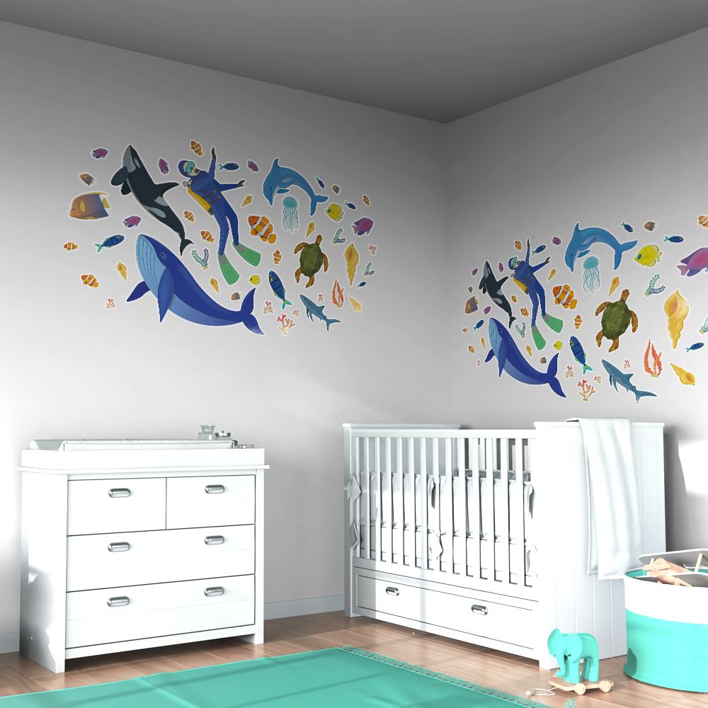 OCEAN LIFE - Decoration Sticker