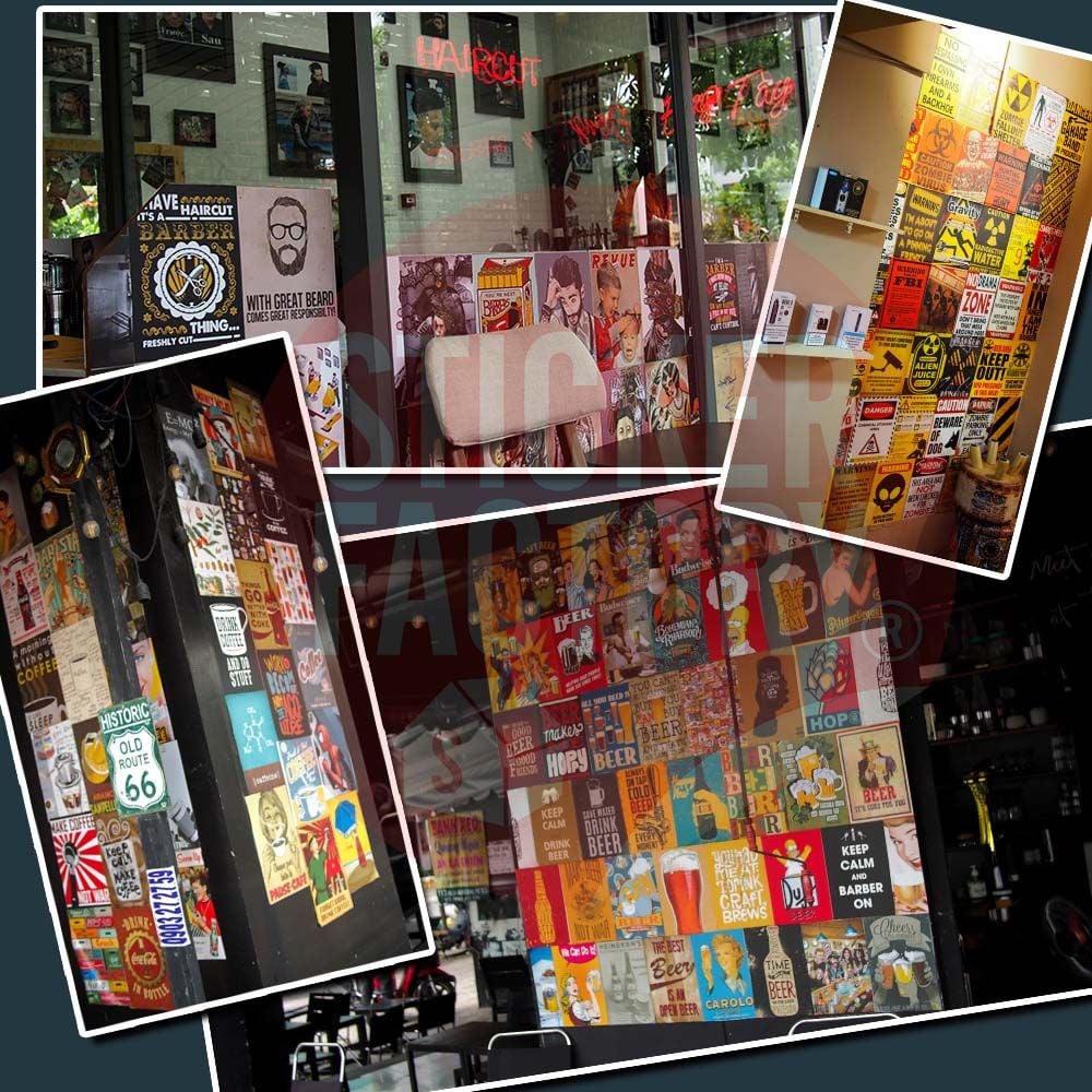 HONG KONG - Set 50 Poster A4 dán tường trang trí