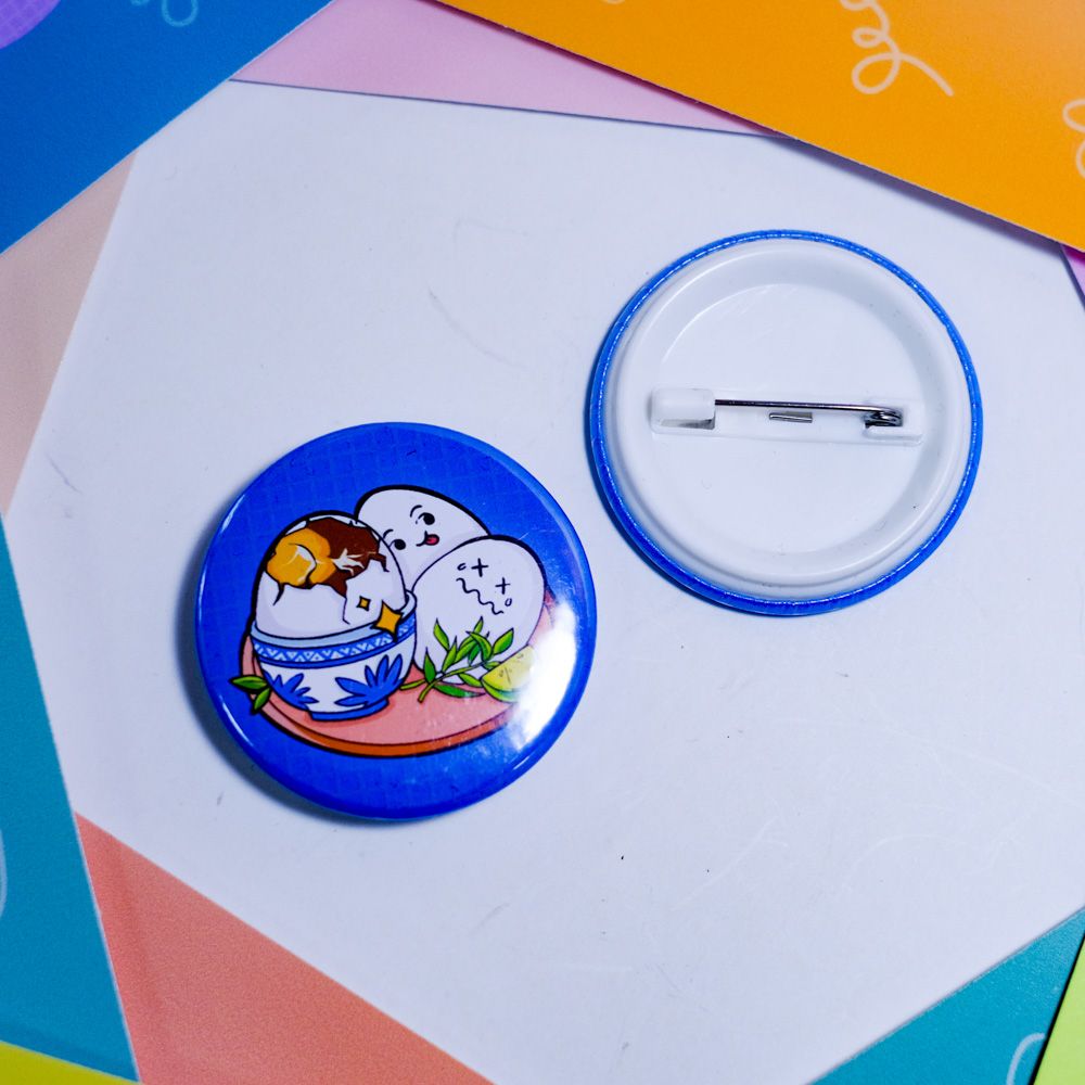 BUTT007 Ẩm Thực Việt Nam - Set 3 Button Pin - Huy hiệu nhựa tròn