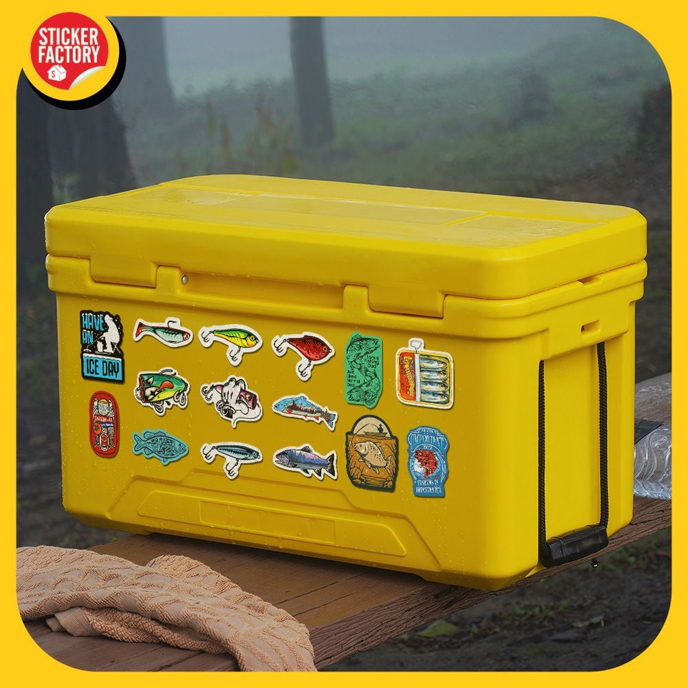 Fishing - Set 100 Sticker hình dán