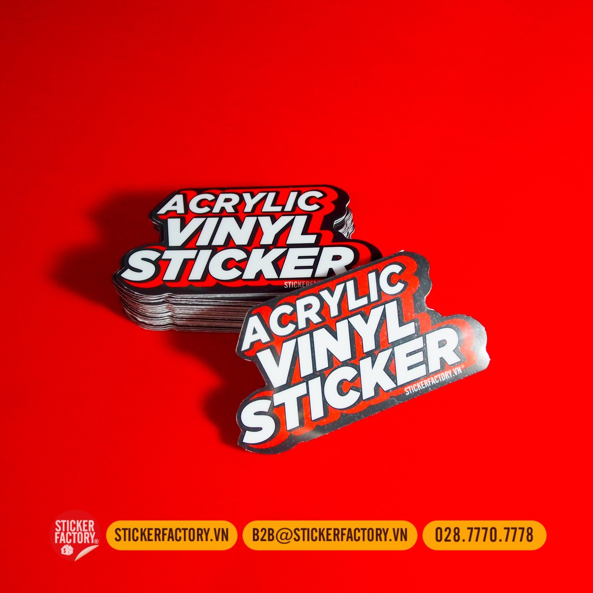 Samples Pack - Bộ mẫu các chất liệu sticker in theo yêu cầu