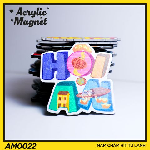  AM0022 Hội An - Nam châm hít tủ lạnh Acrylic Magnet 