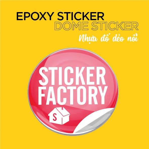 Sticker Epoxy Dome