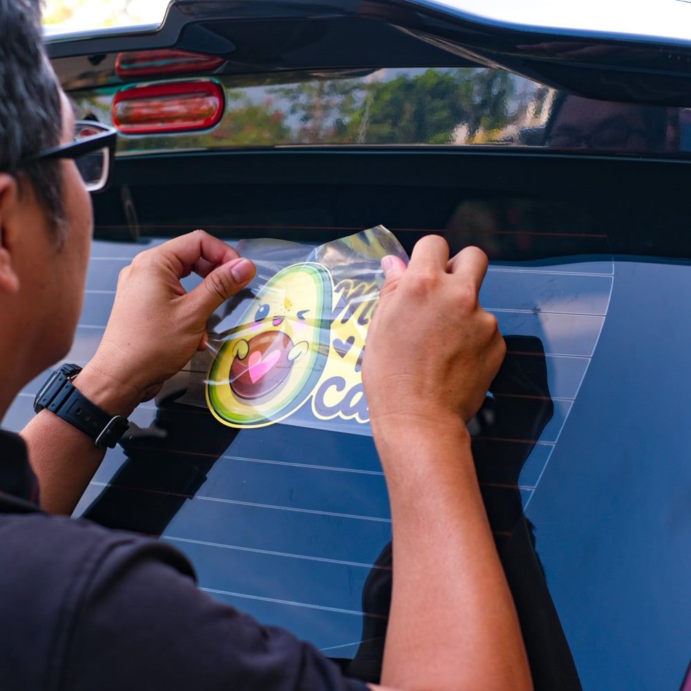 BABYCAR017 Mama In Car Sign - Sticker transfer hình dán cảnh báo xe hơi