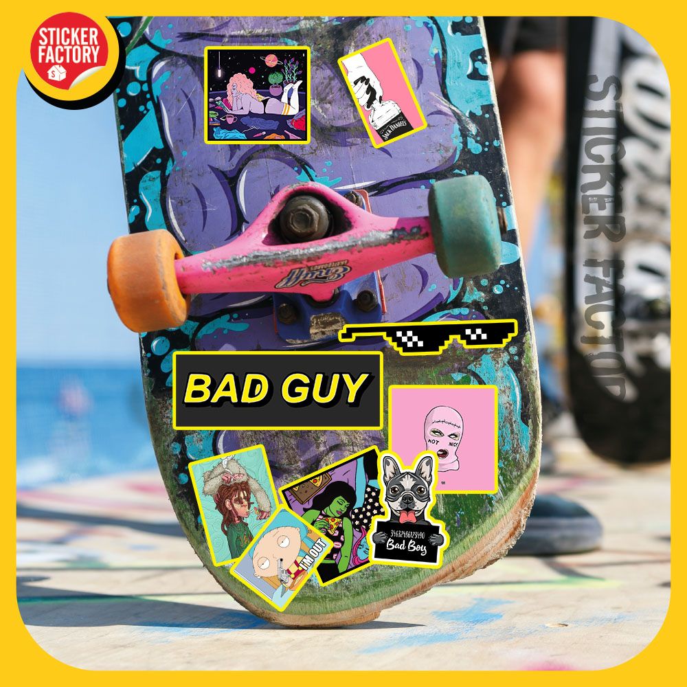 Set 100 sticker hình dán - Bad Guy Dân Chơi – Sticker Factory