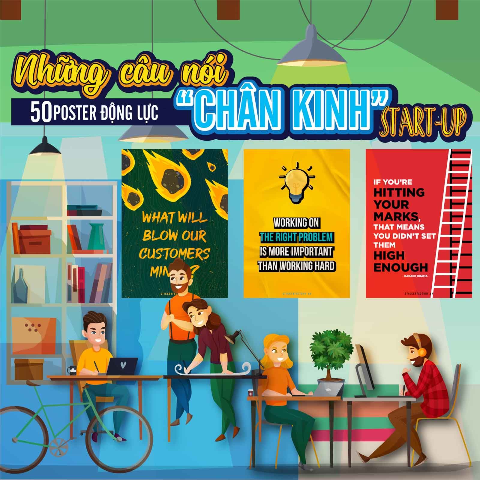 Quality is the best business plan - Poster động lực Chân Kinh Startup