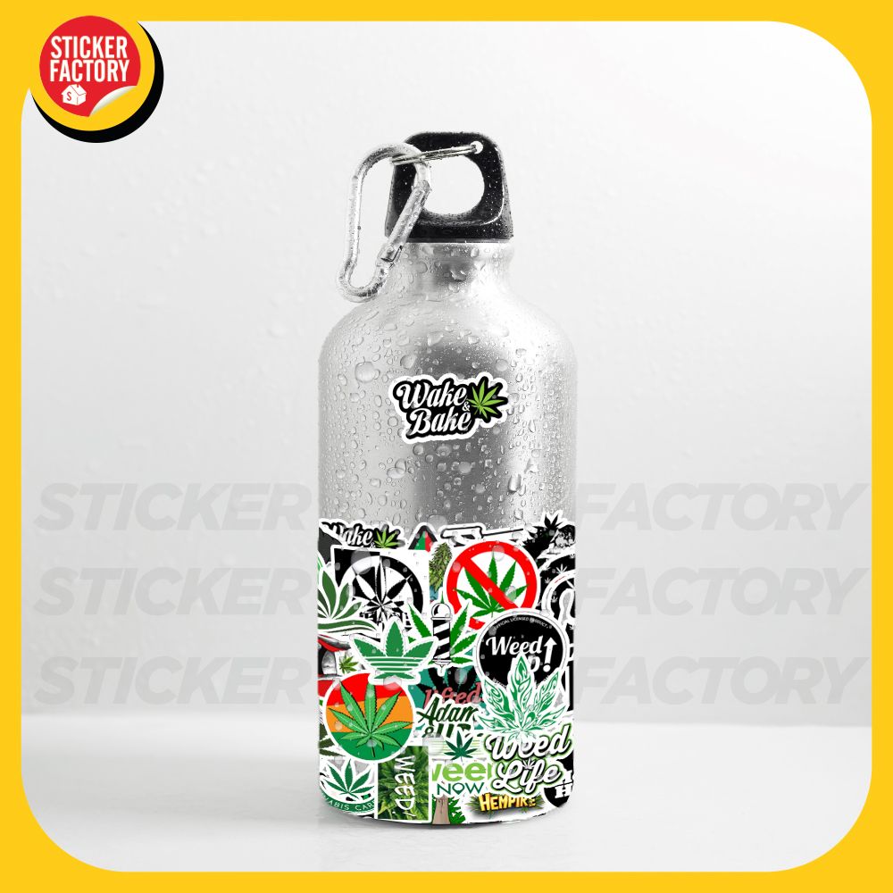 Set 100 sticker hình dán - Weed – Sticker Factory