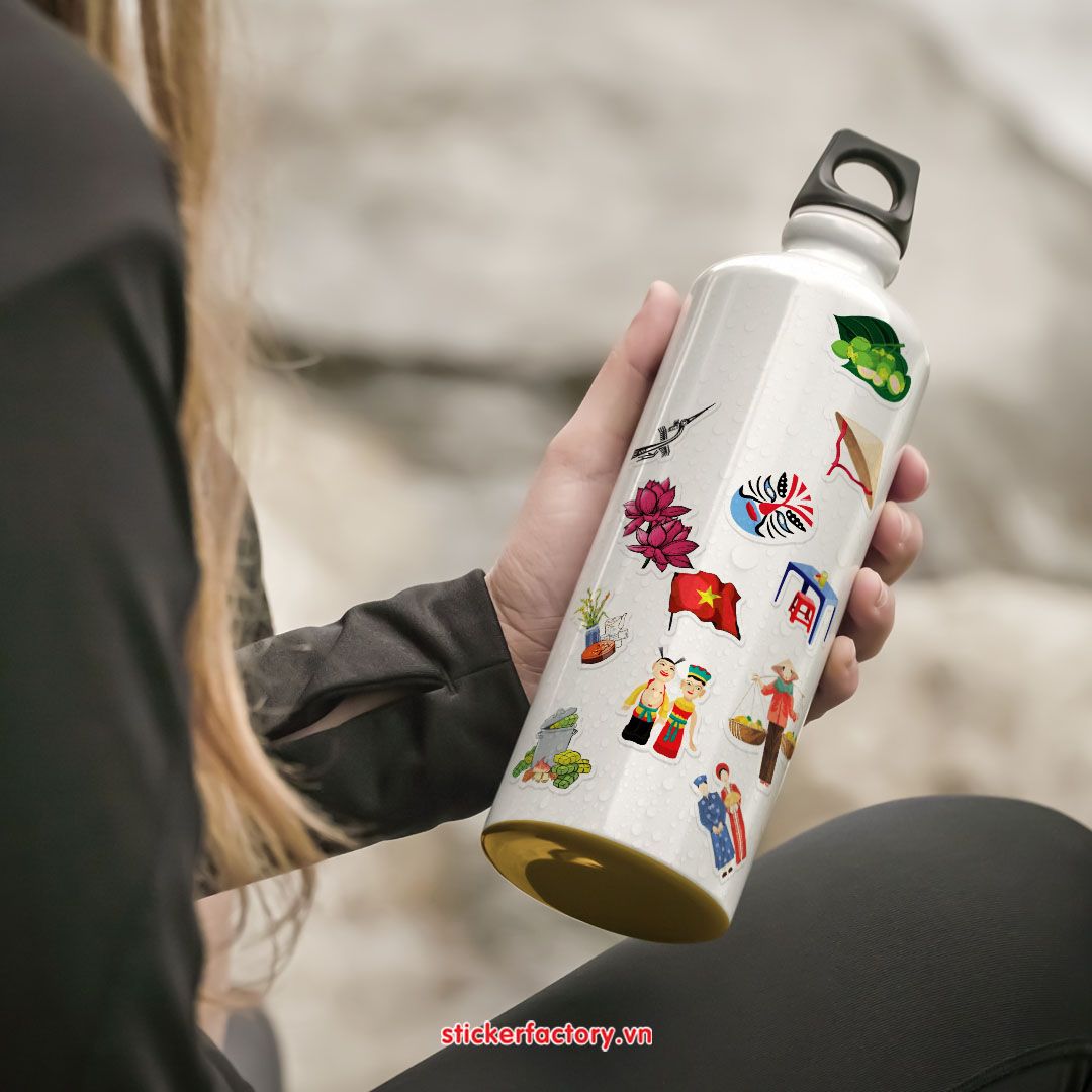 Vol.23 Vietnamese Culture - Little sticker sheet A6