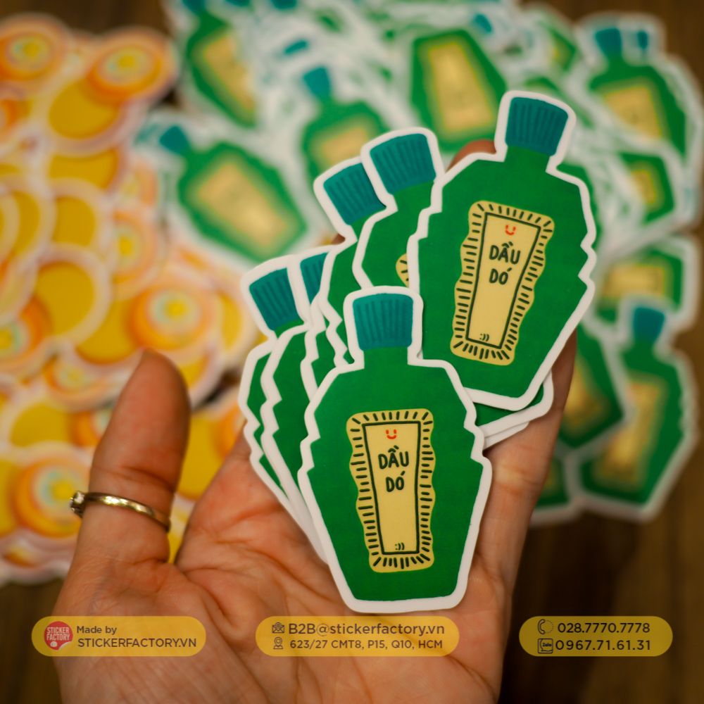 Sticker vinyl cắt rời từng con - Diecut sticker