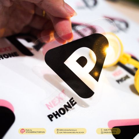  Sticker vinyl trong suốt 
