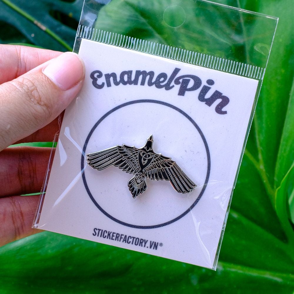 EPIN013 Celtic Bird - Enamel Pin - Huy hiệu kim loại