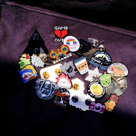  EPIN005 Travel - Set 4 Enamel Pin - Huy hiệu kim loại 