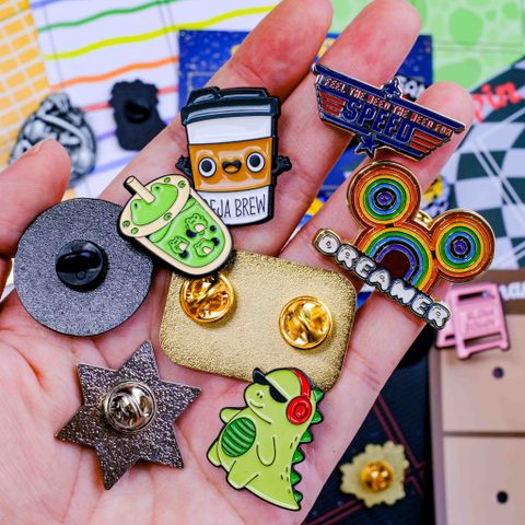  EPIN009 Coffee - Set 4 Enamel Pin - Huy hiệu kim loại 