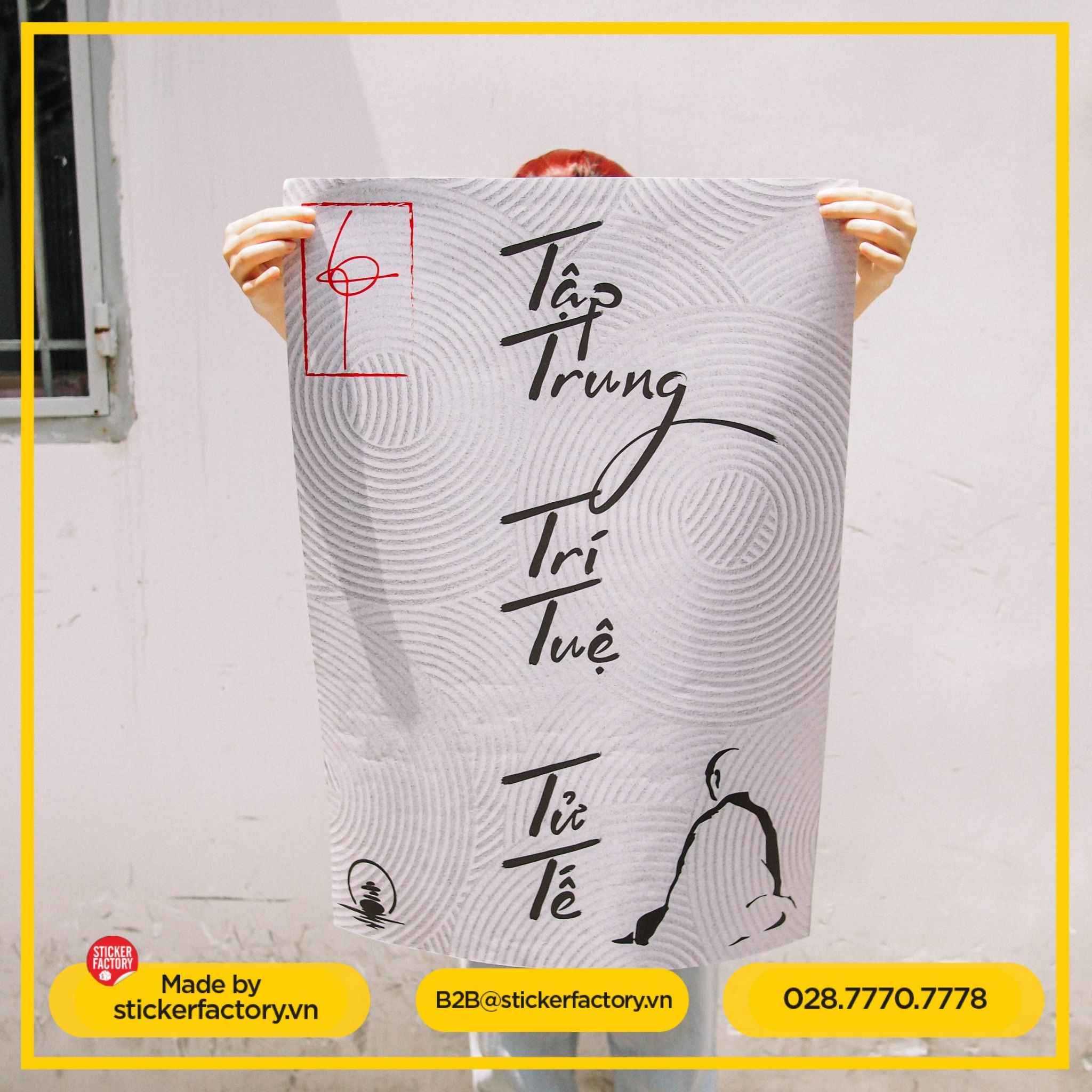 Decal dán tường in theo yêu cầu