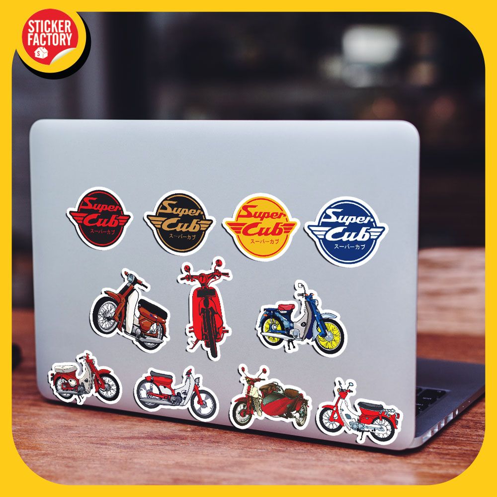 Super Cub - Set 100 Sticker hình dán