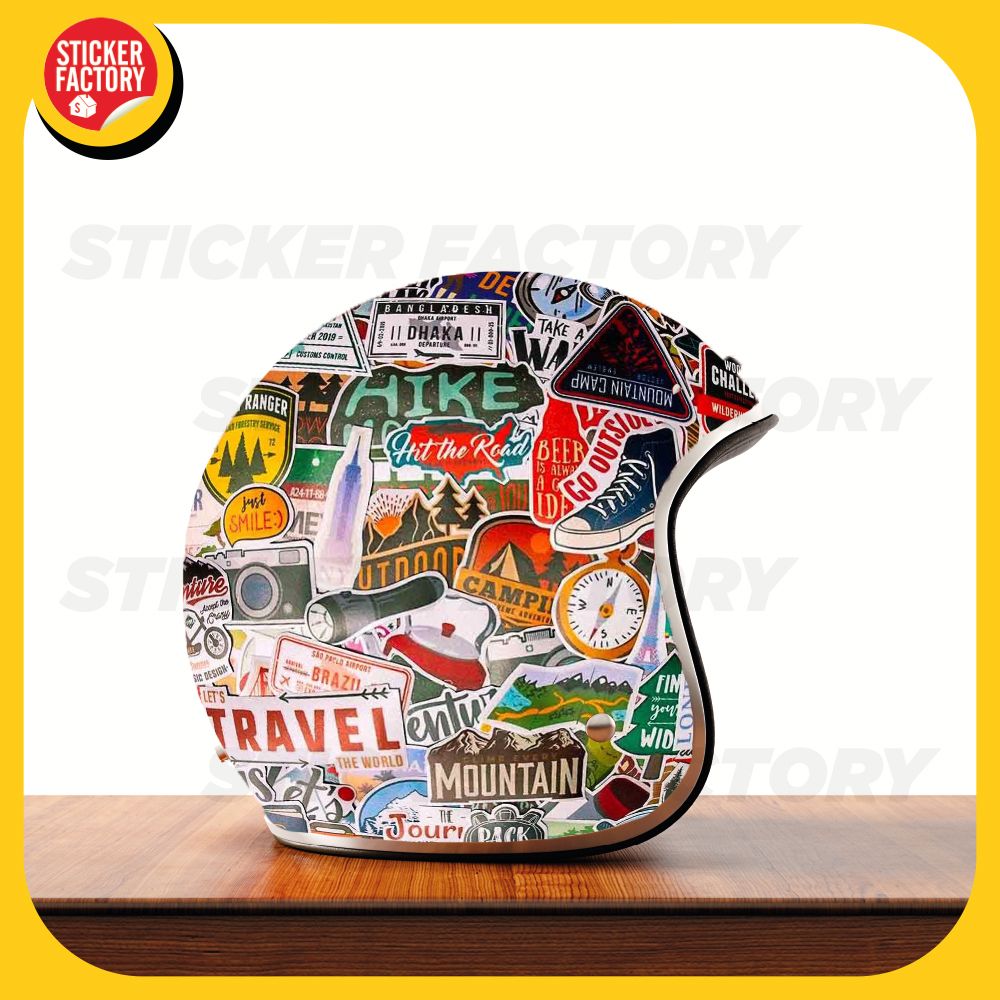 Travel - Set 100 sticker hình dán