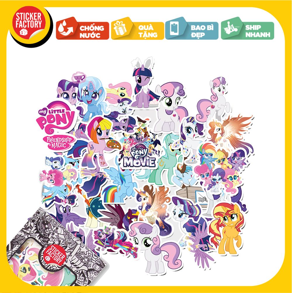 My Little Pony - Set 30 sticker hình dán