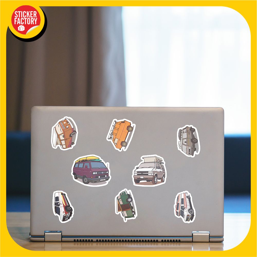 Vans Travel - Set 30 sticker hình dán