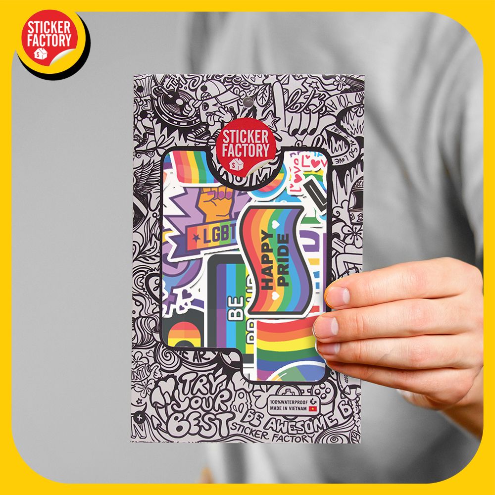 LGBT - Set 30 sticker hình dán