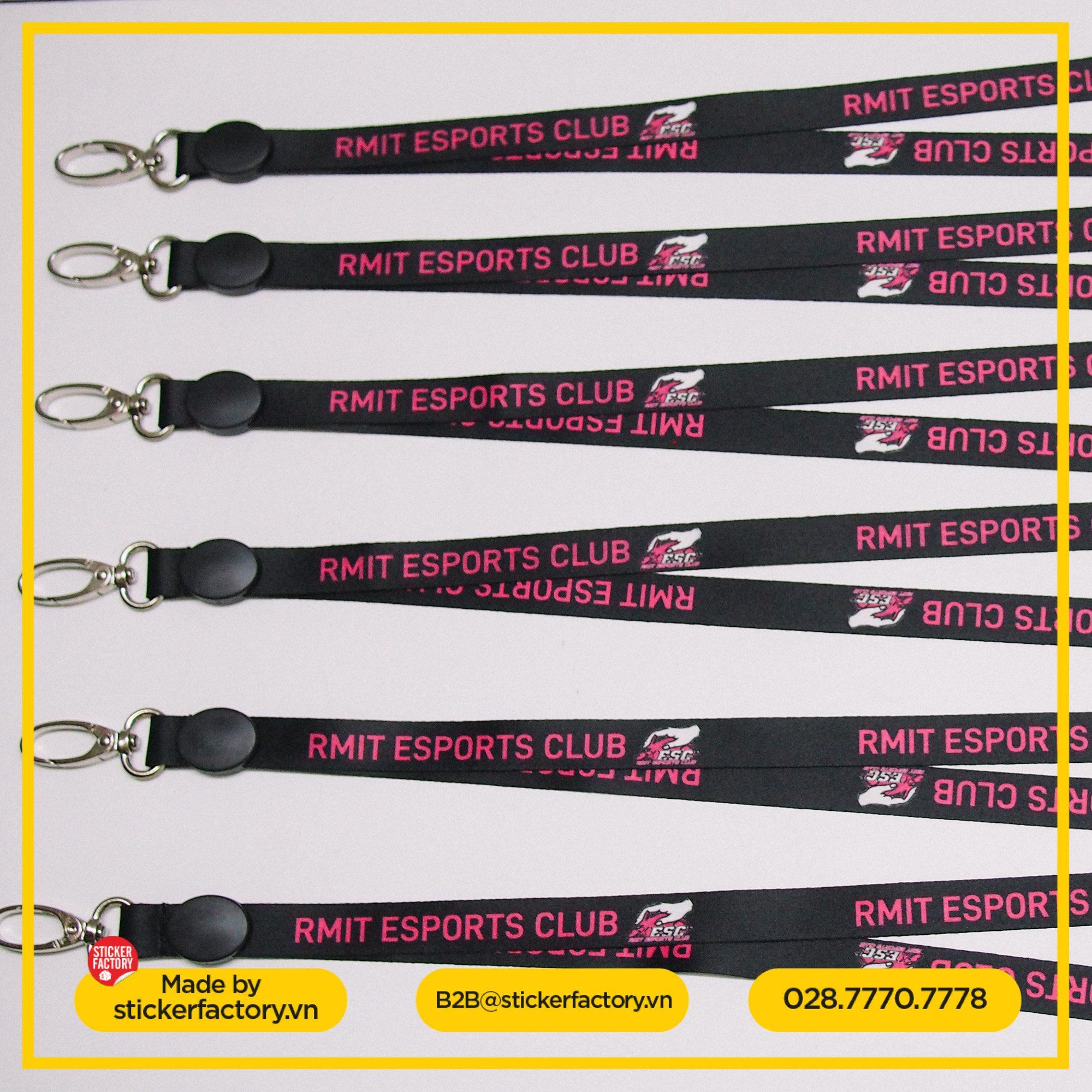 Dây đeo thẻ bảng tên in theo yêu cầu - Custom Keychain Lanyard