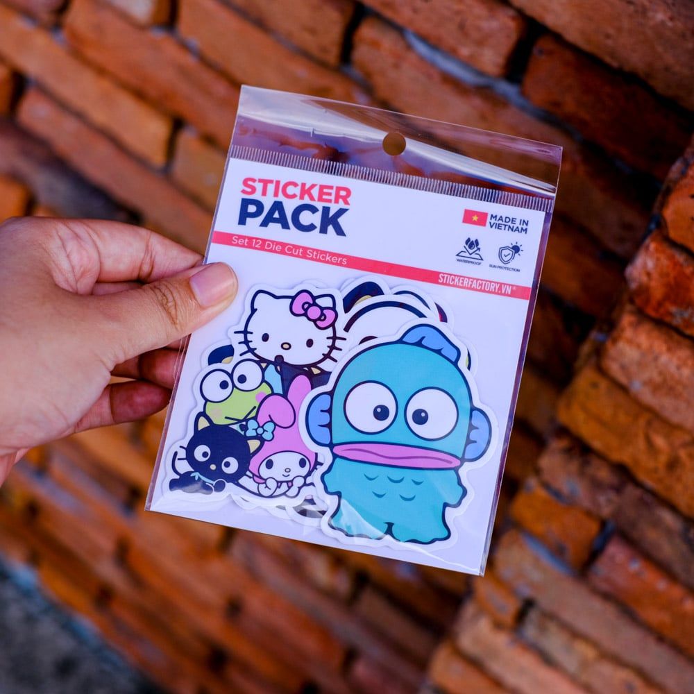 SET12028 THÚ CƯNG – Set 12 Die Cut Sticker Pack
