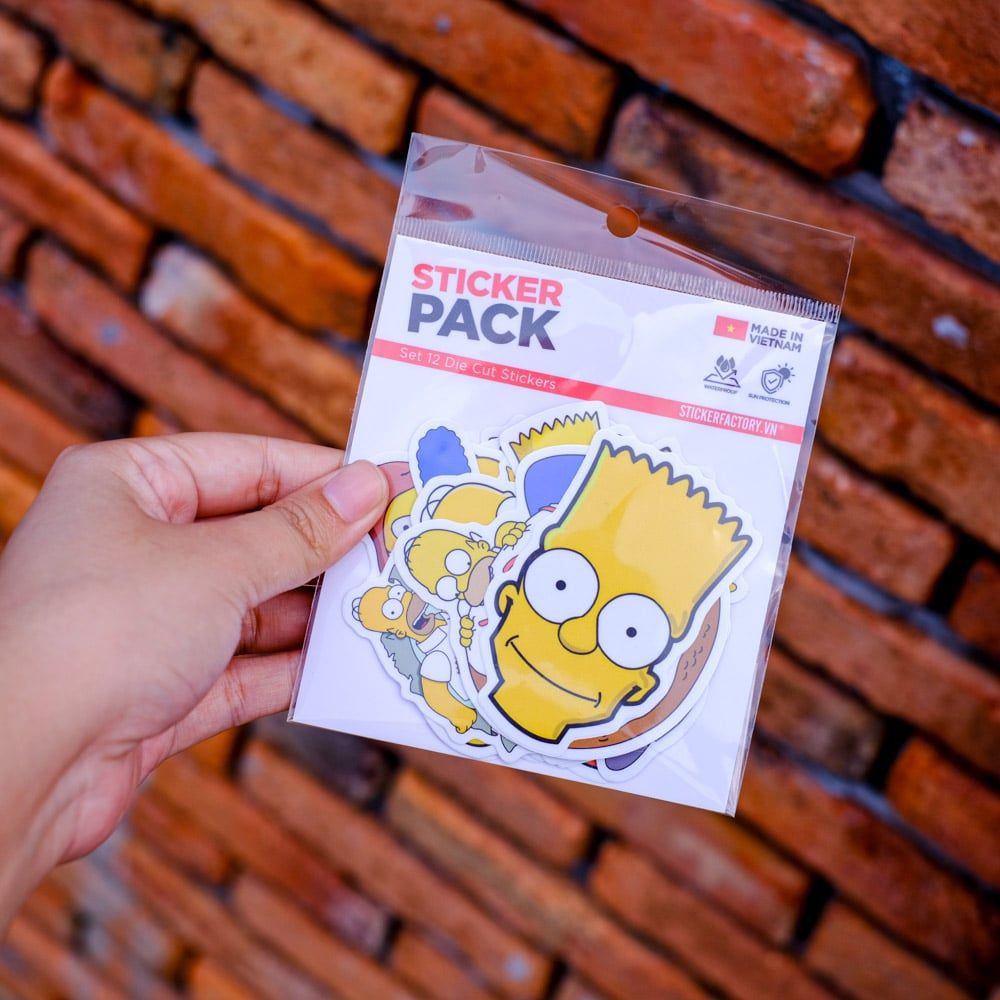 SET12020 SIMPSONS – Set 12 Die Cut Sticker Pack