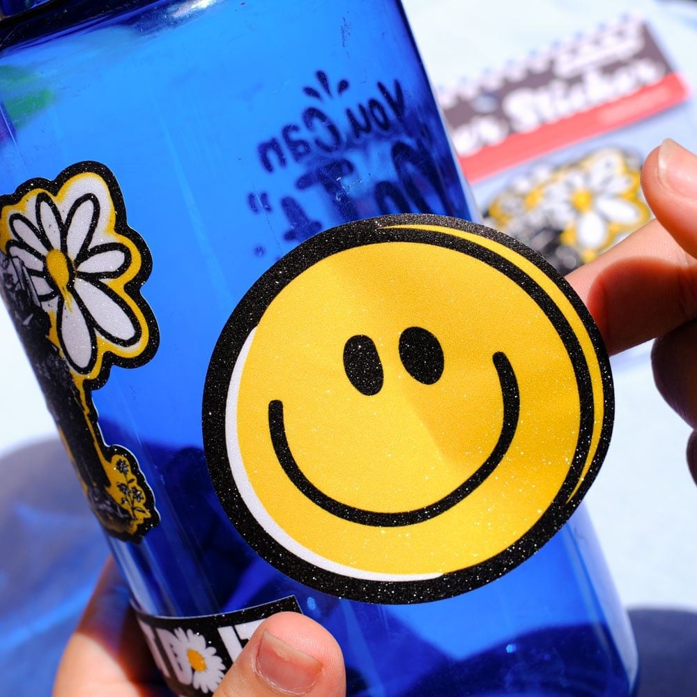 GLIT006 GD G-DRAGON Peaceminusone Daisy - Set 4 Glitter sticker  - Hình dán kim tuyến