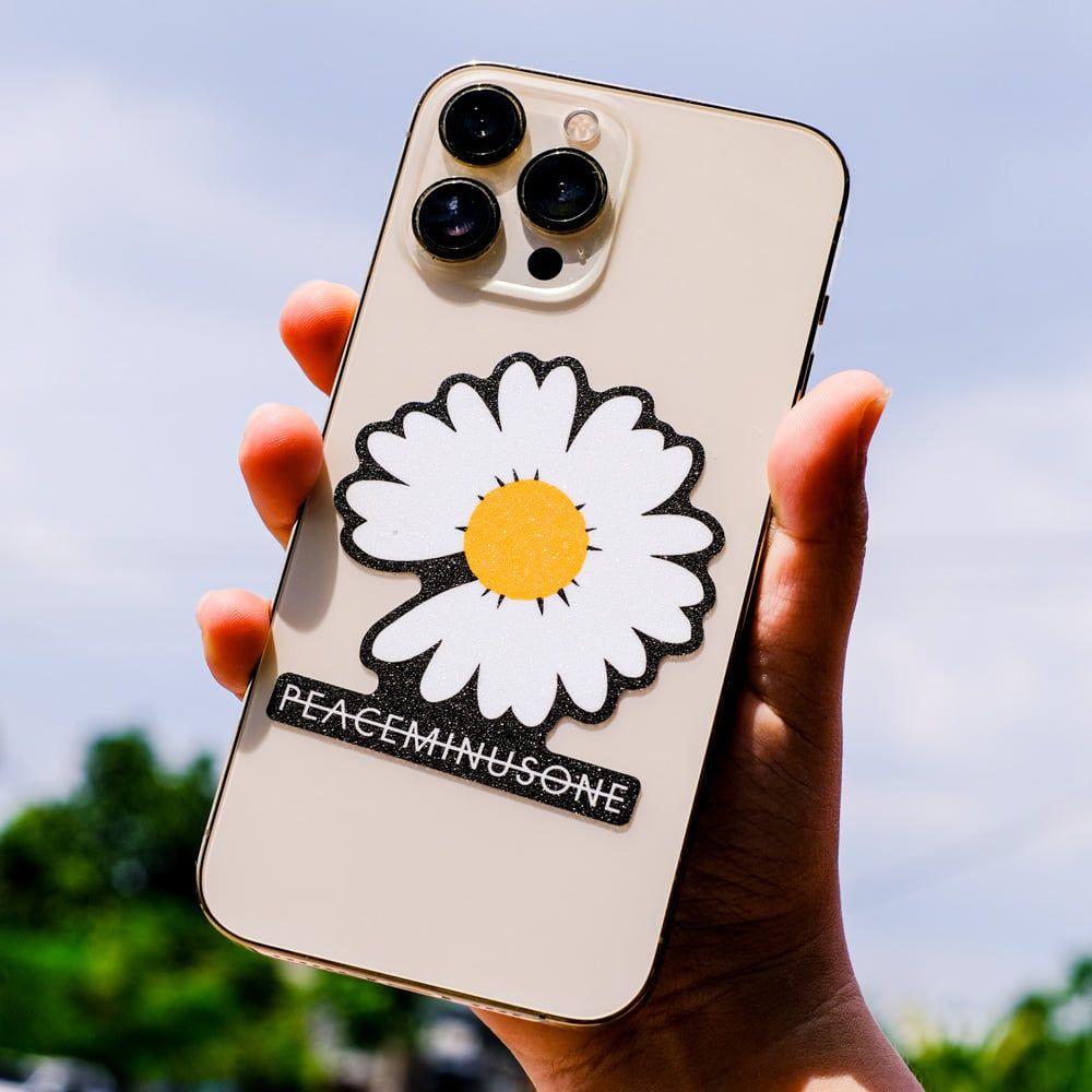 GLIT006 GD G-DRAGON Peaceminusone Daisy - Set 4 Glitter sticker  - Hình dán kim tuyến