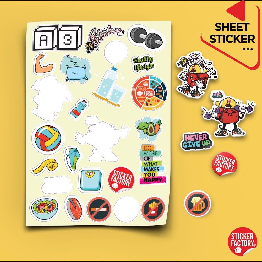  Thiết kế sticker sheet theo yêu cầu 